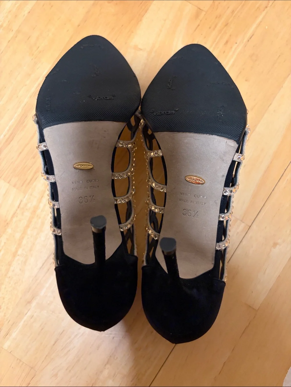 NWOT Sergio Rossi Mermaid Evening Shoes 36 1/2/6 1/2 - Picture 4 of 6